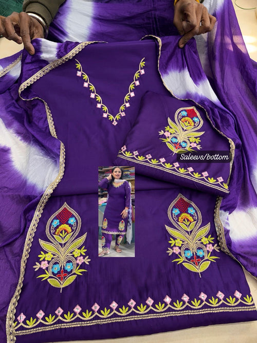 CHOCKLATE EMBROIDERY