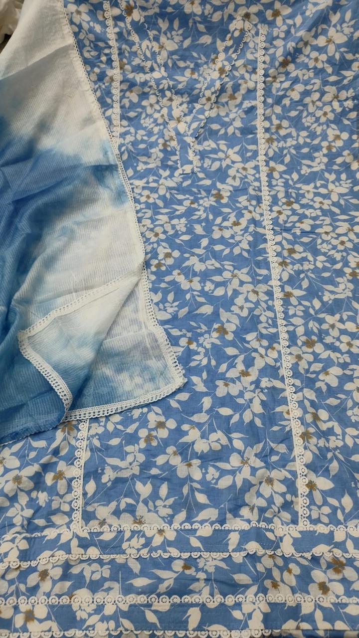 Print with lace