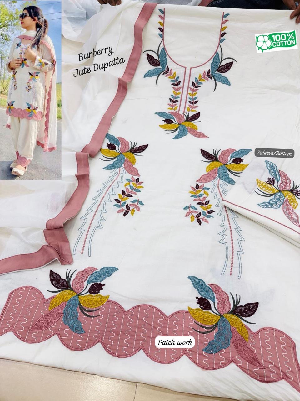 COTTON WITH BOUTIQUE WORK