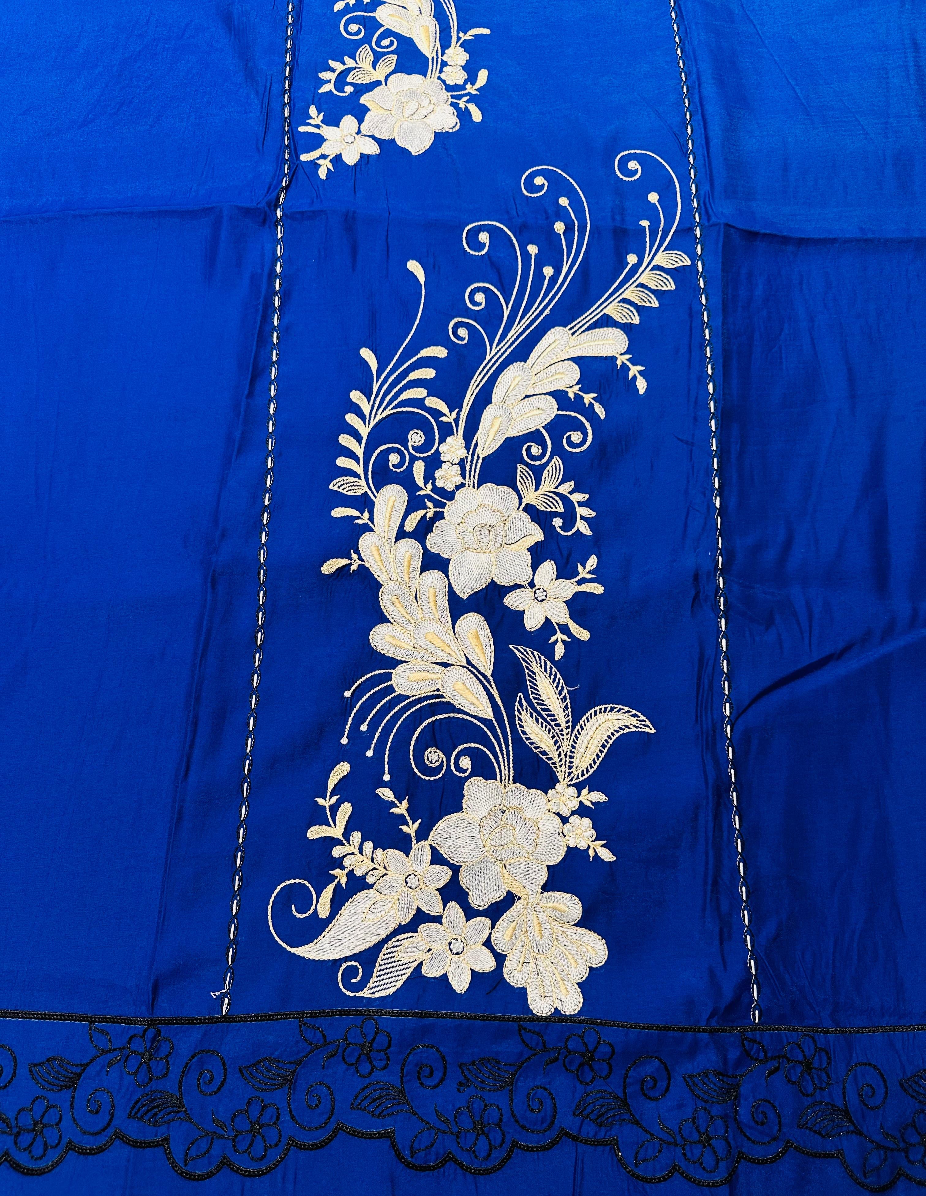 Cotton embroidered suits randomly