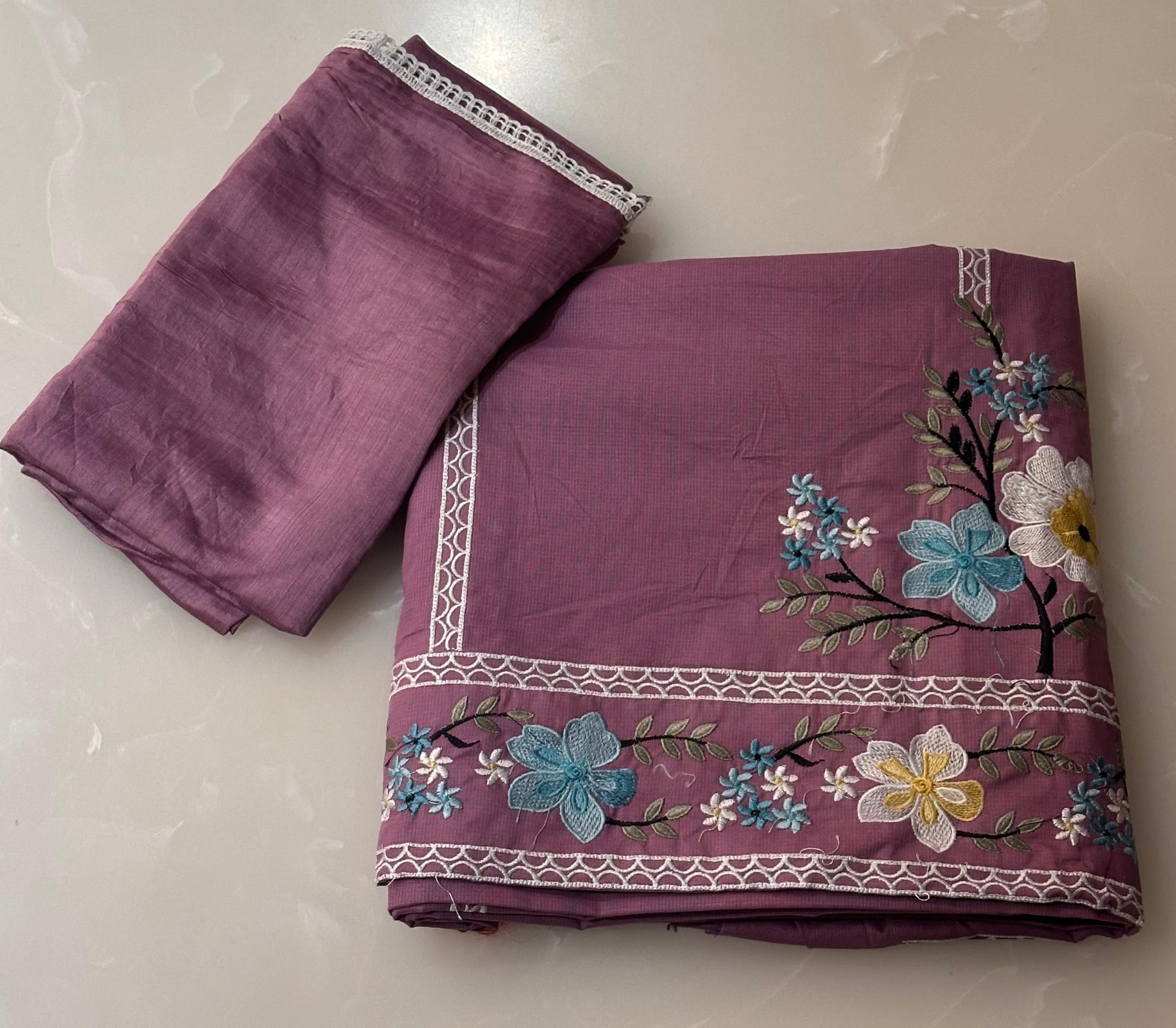 Giza check cotton suits