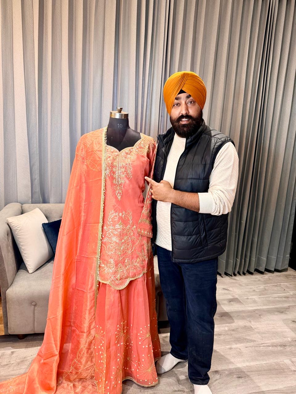 HANDWORK LEHNGA SUIT