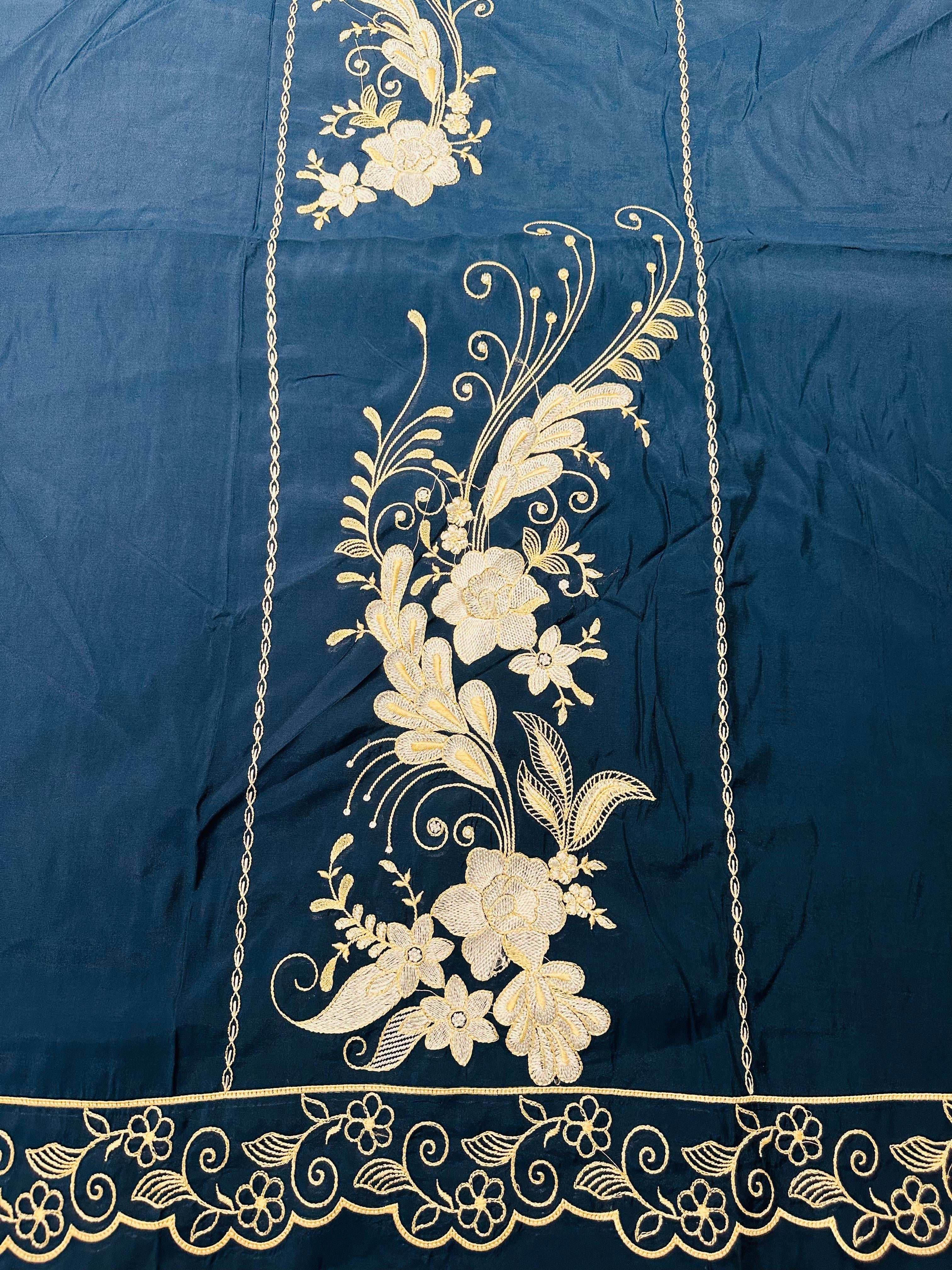 Cotton embroidered suits randomly