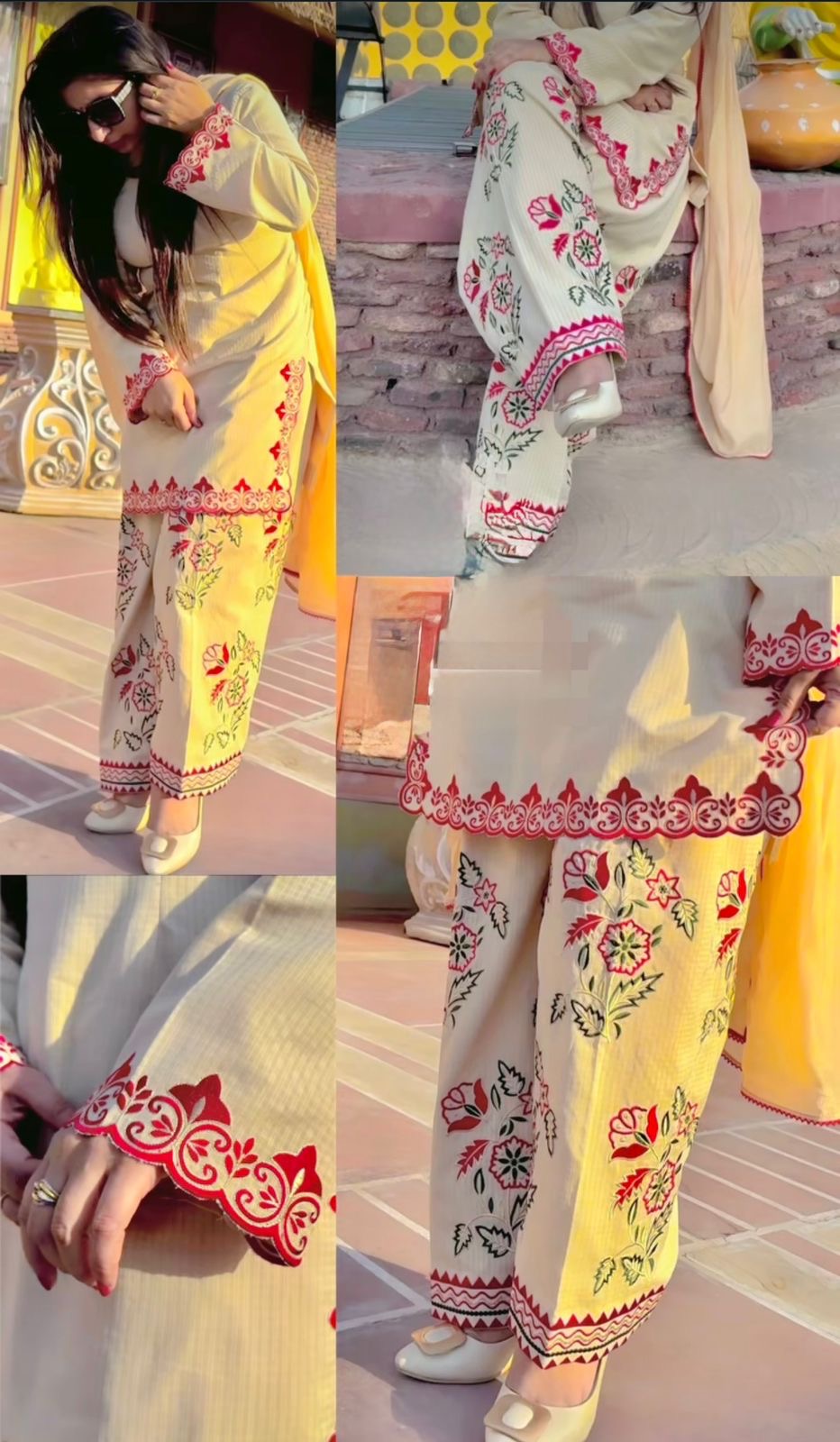 SKIN RED EMBROIDERY