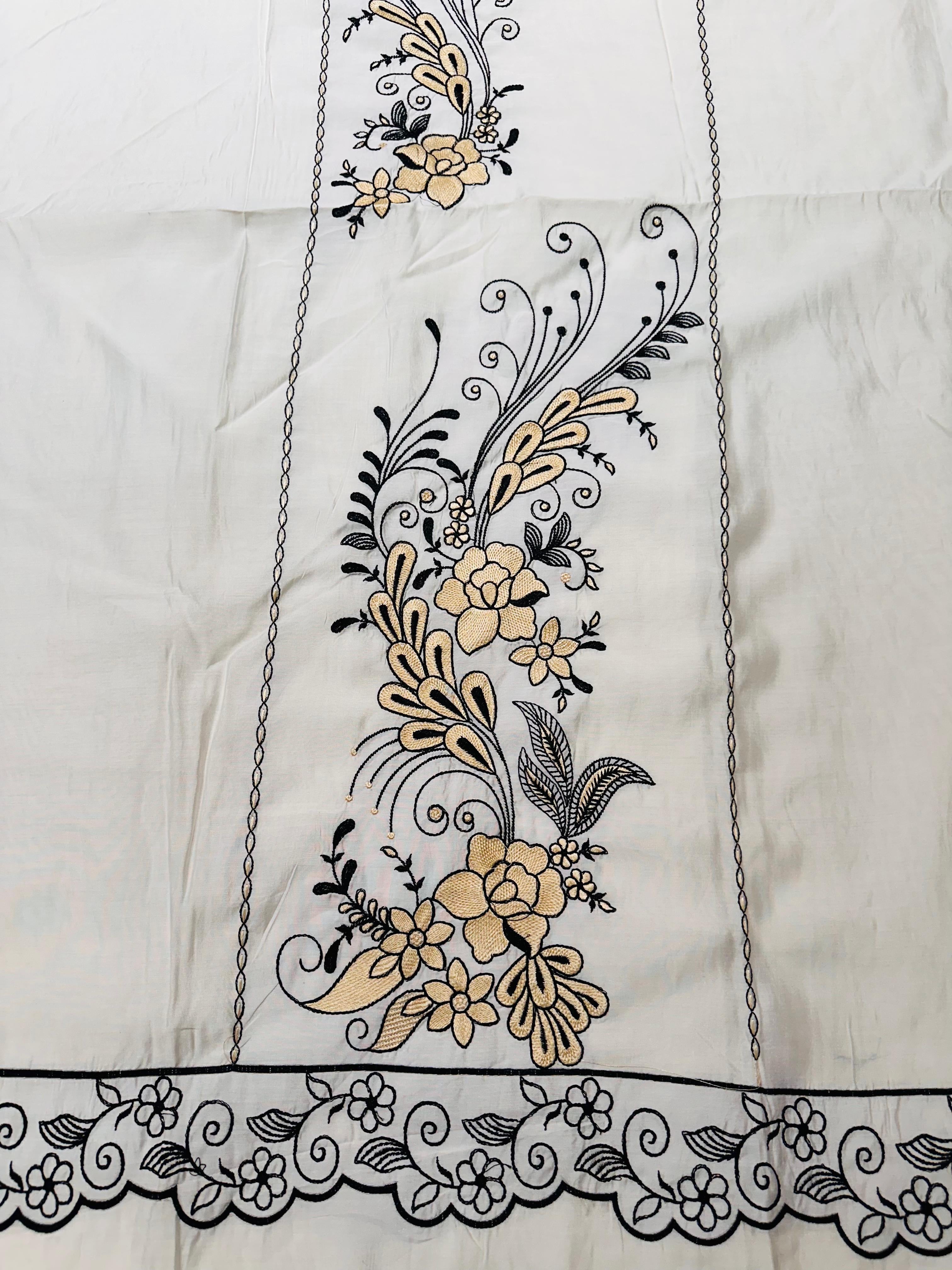 Cotton embroidered suits randomly 800 de 2
