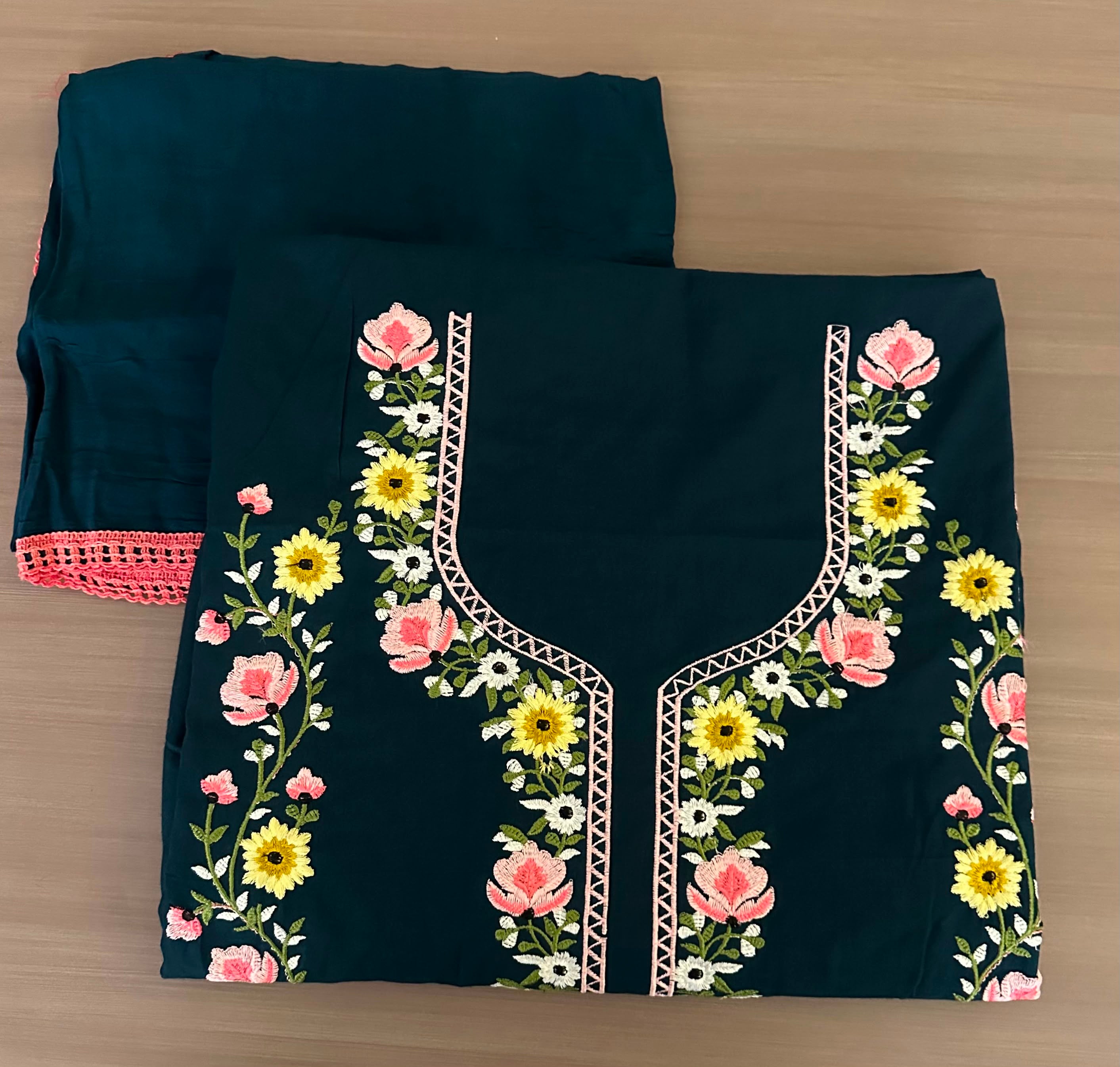 Embroidery suits