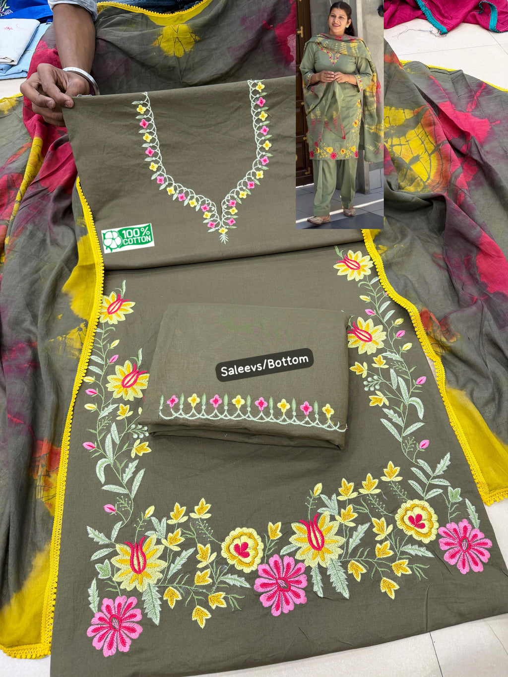 BOUTIQUE EMBROIDERED SUIT