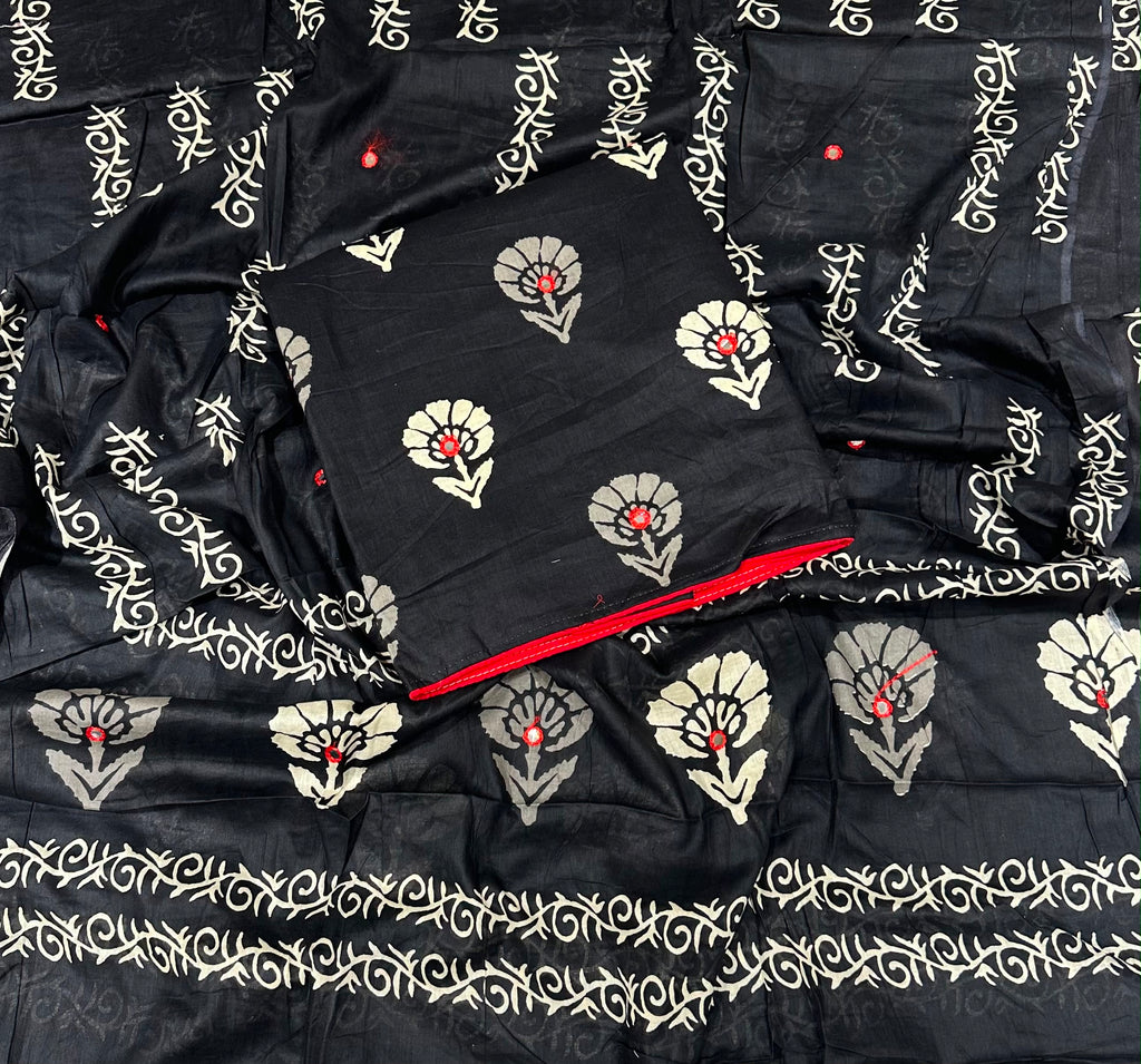 Pure cotton black