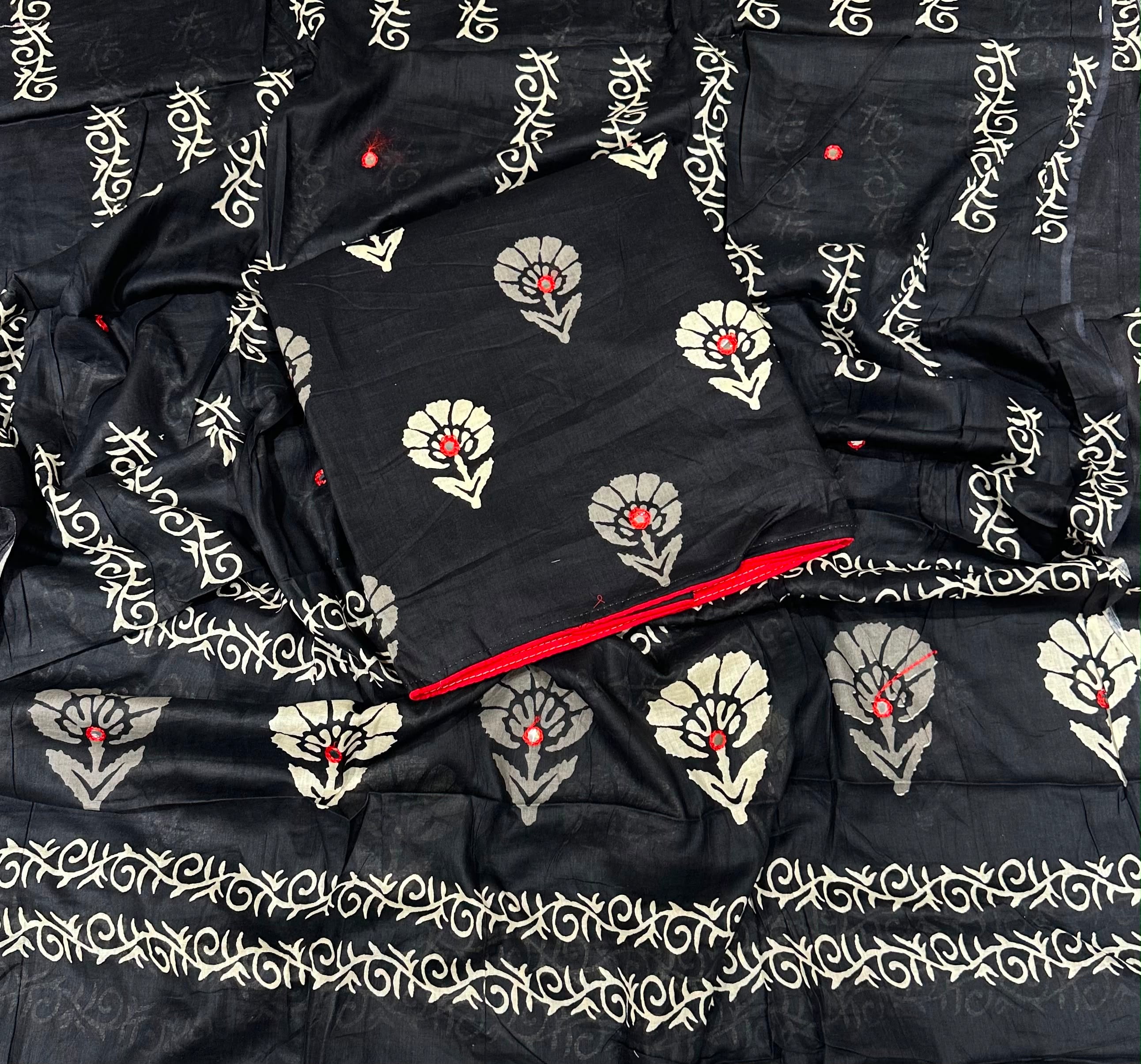 Pure cotton black