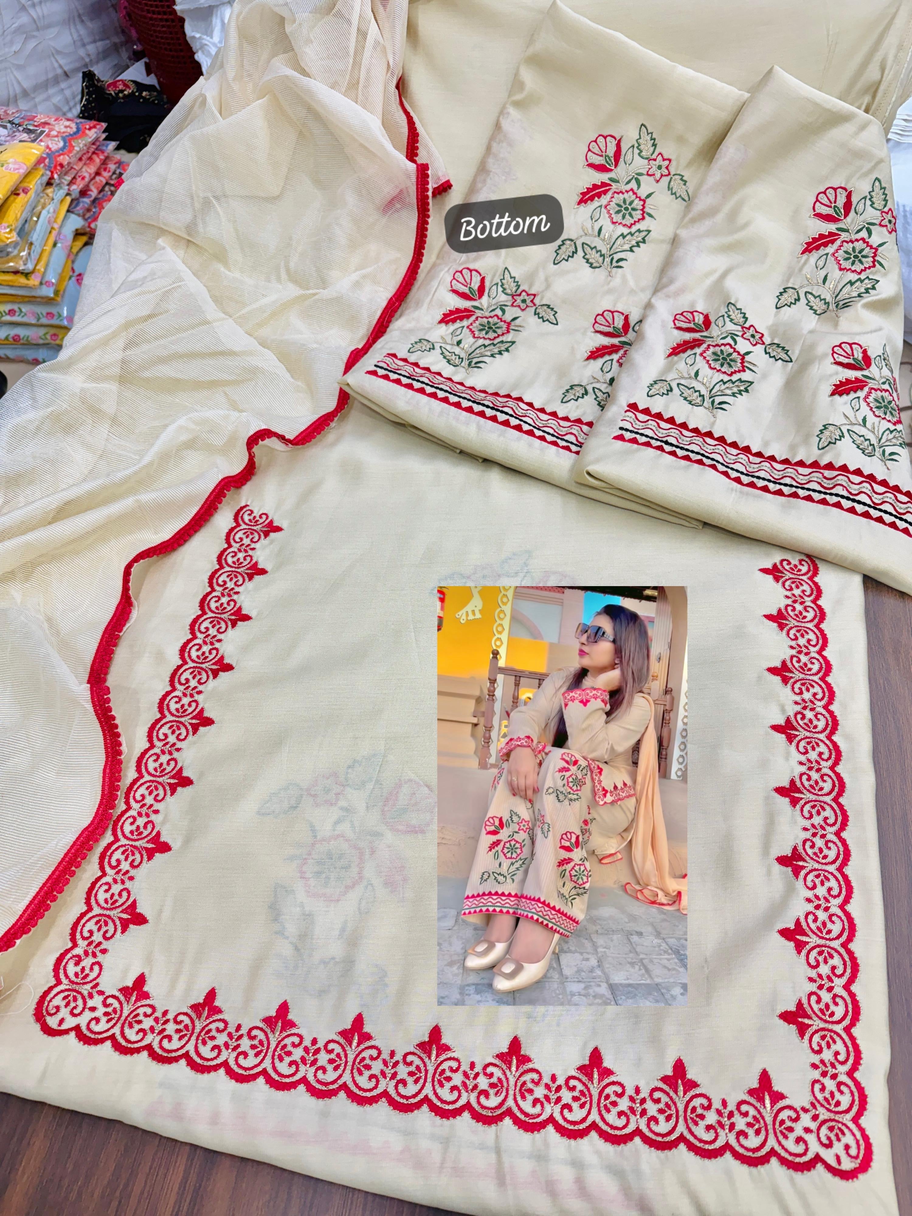 SKIN RED EMBROIDERY