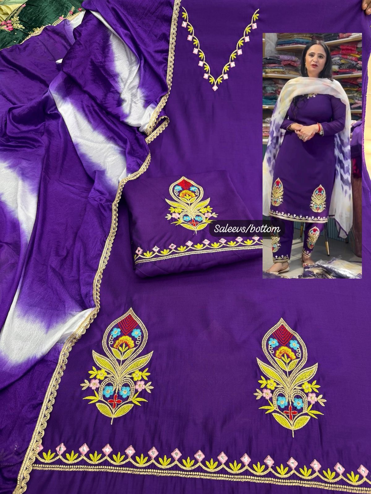 CHOCKLATE EMBROIDERY