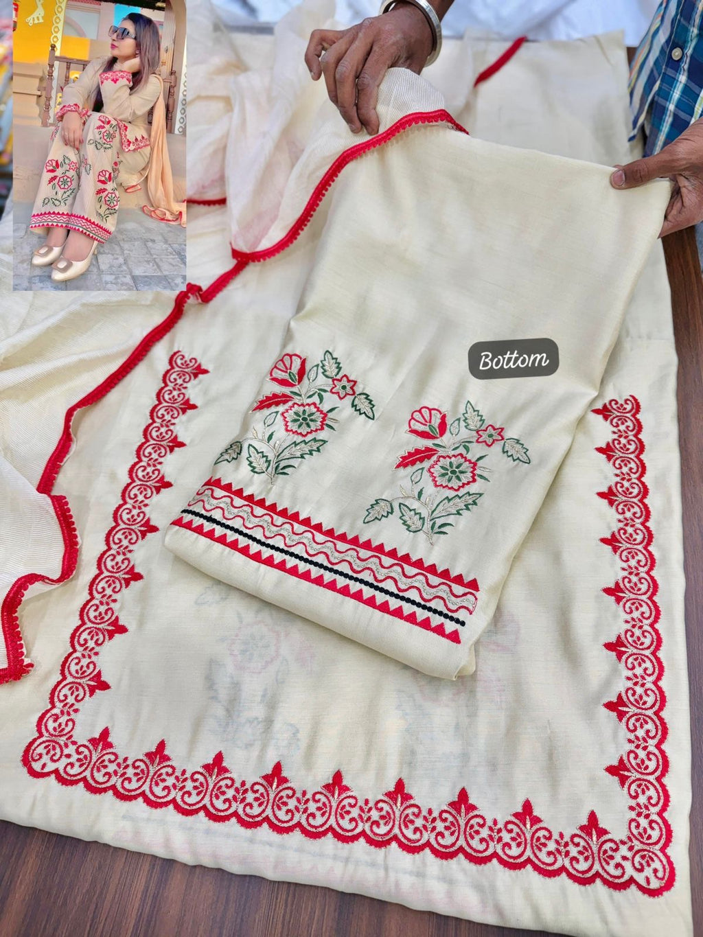 SKIN RED EMBROIDERY