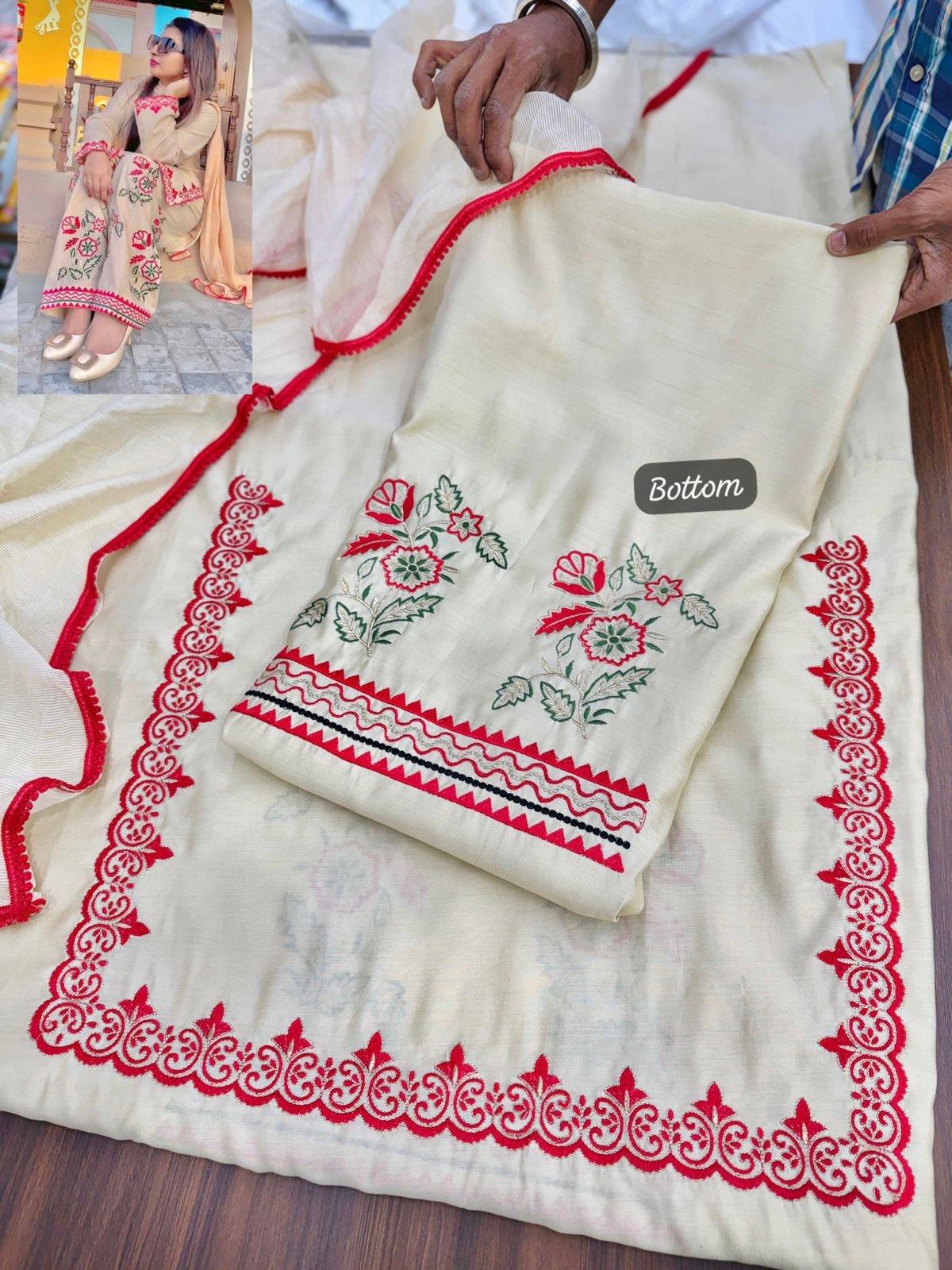 SKIN RED EMBROIDERY