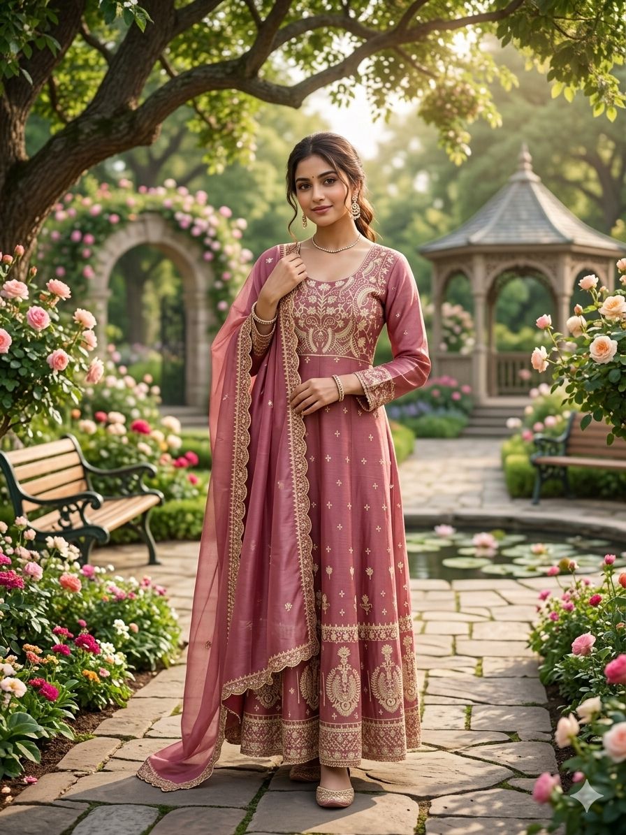 GOLD SHIMMER FROCK SUIT