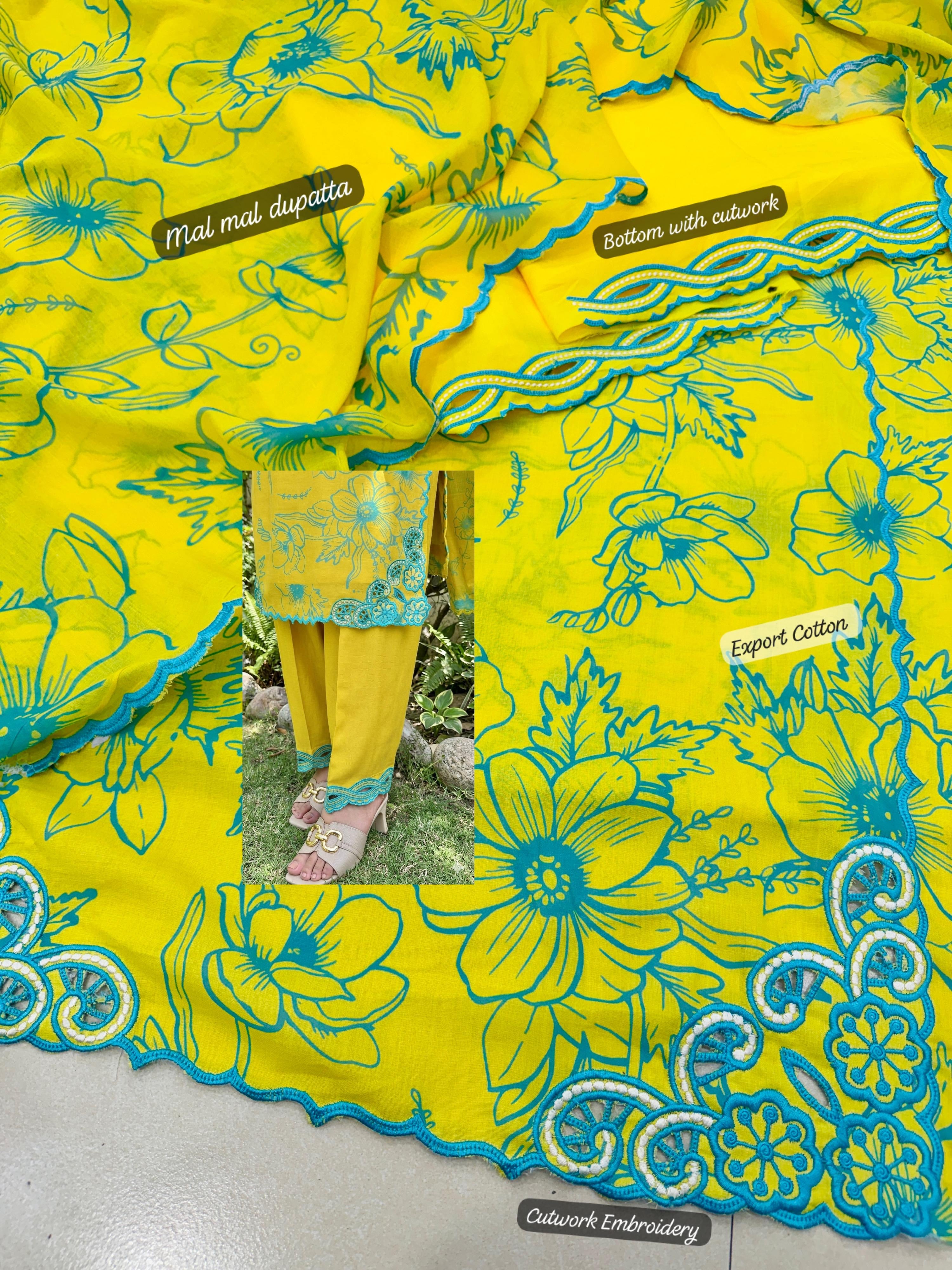 Parrot embroidery suit