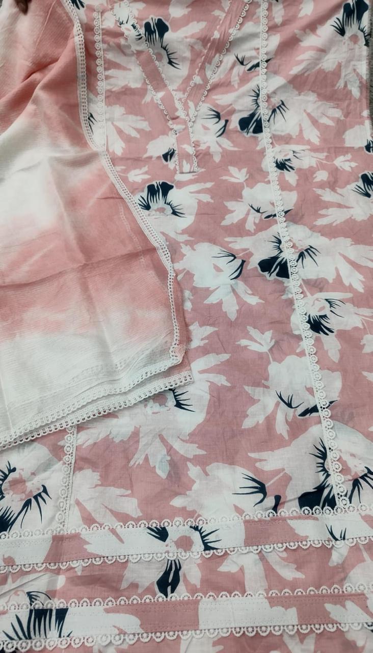 Print with lace