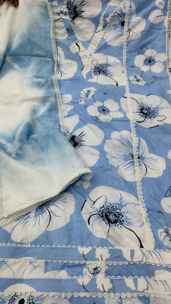 Print with lace