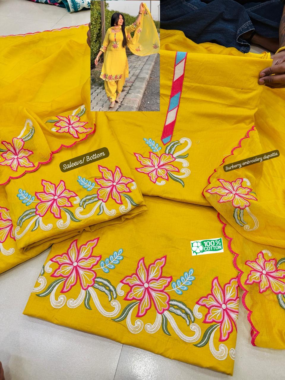 YELLOW FLOWERS SPECIAL SUIT