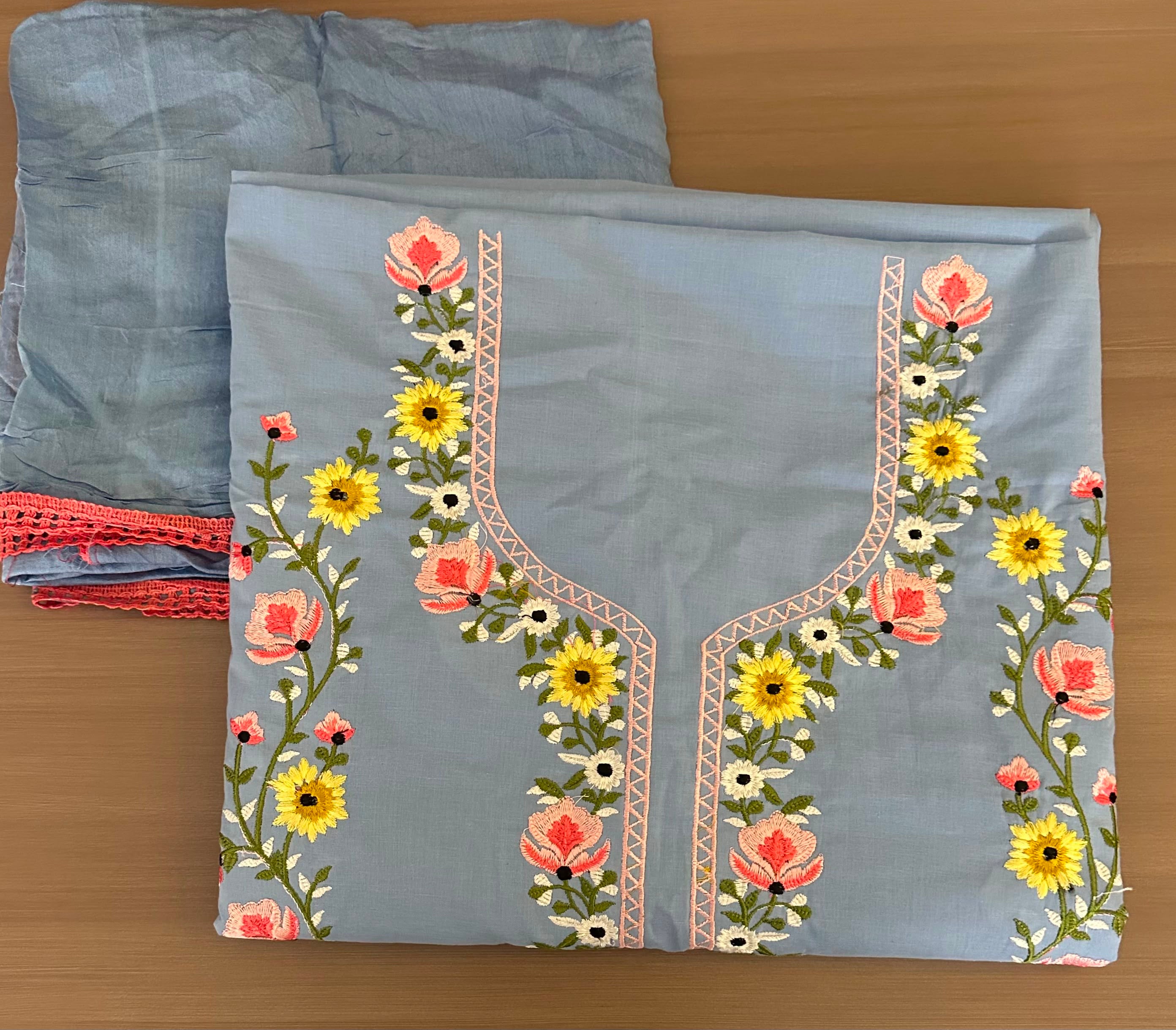 Embroidery suits