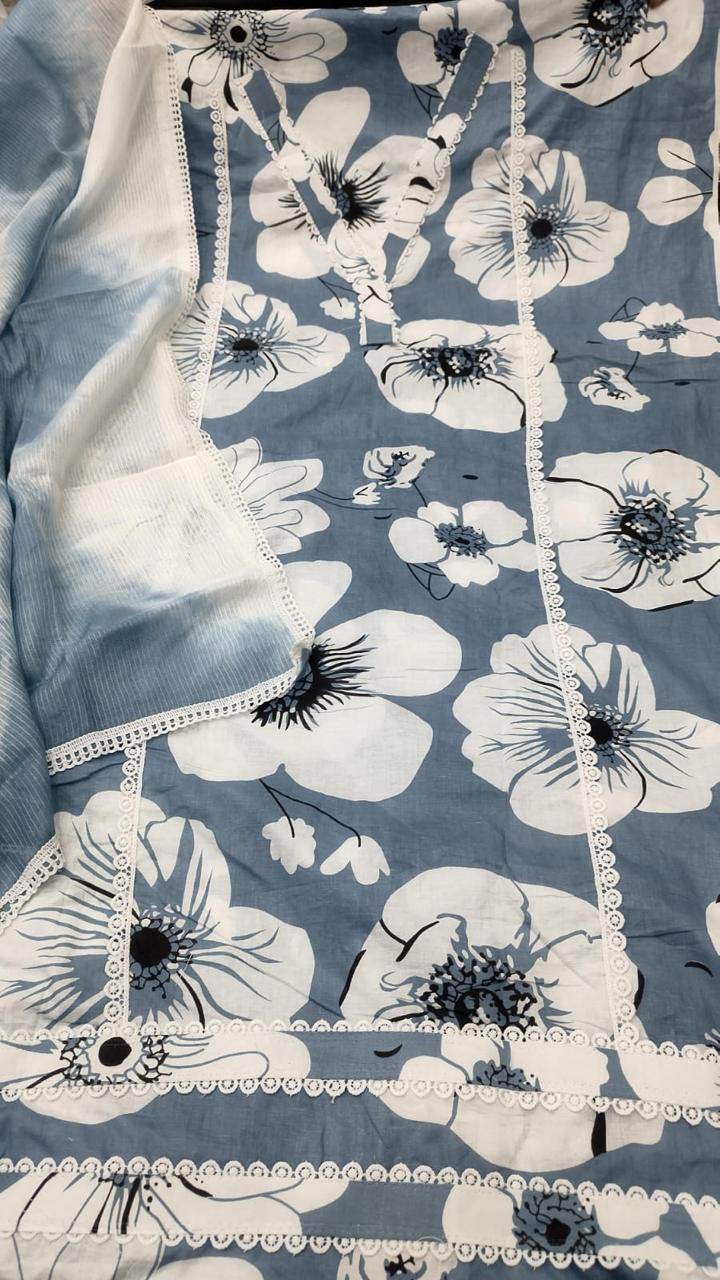 Print with lace