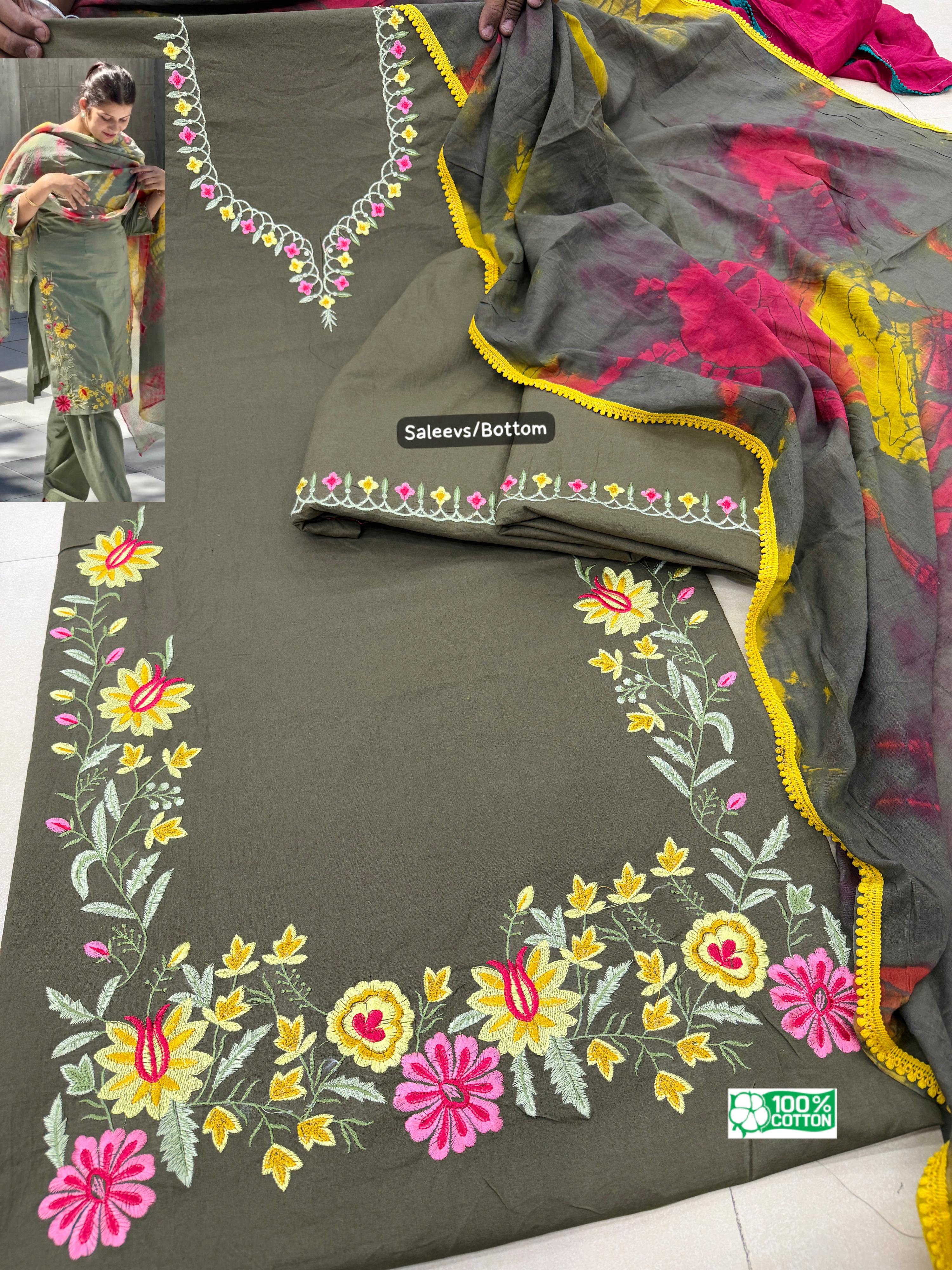 BOUTIQUE EMBROIDERED SUIT