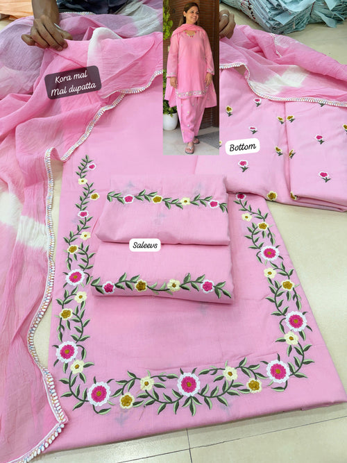 Baby pink special suit