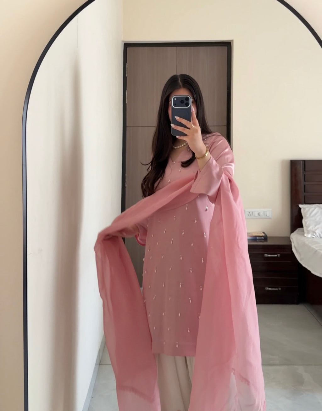 VIRAL BABY PINK SUIT