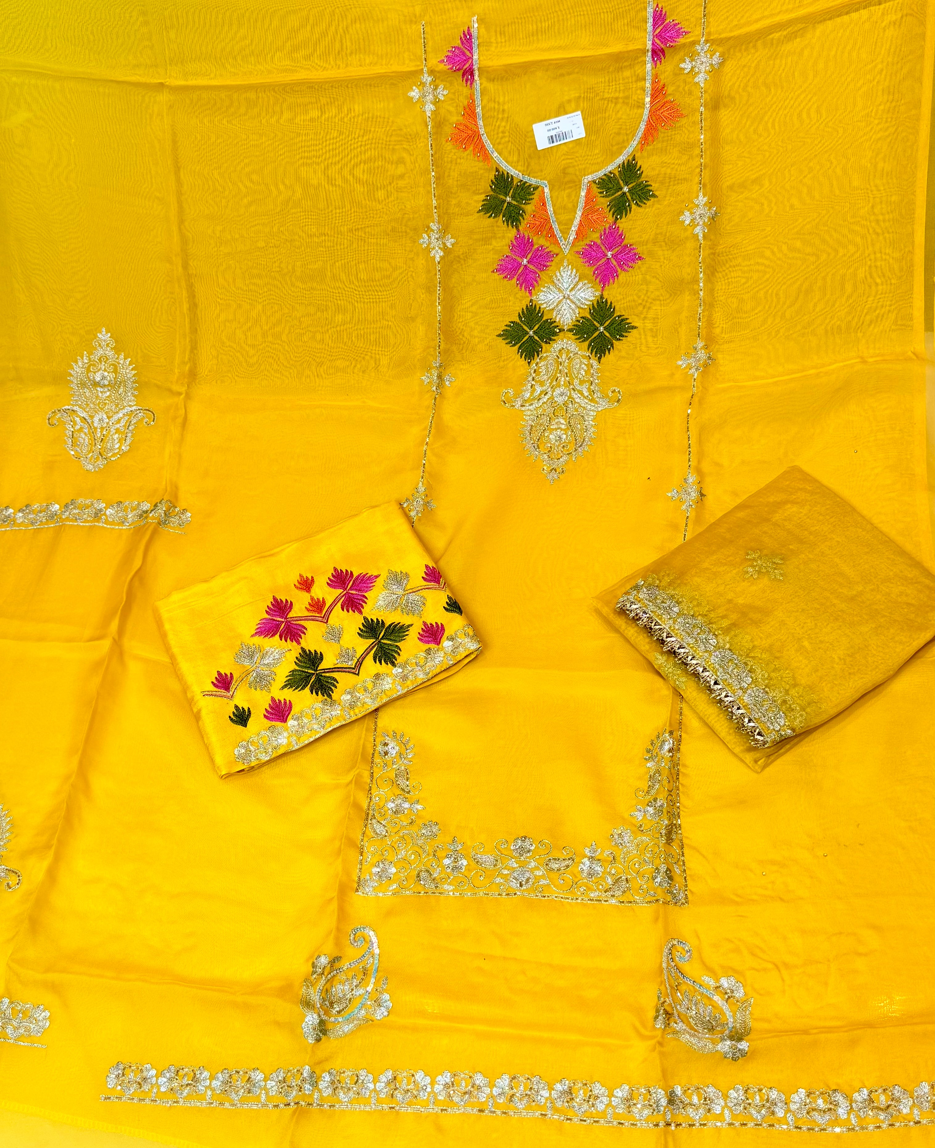 YELLOW ORGANJA FULKARI