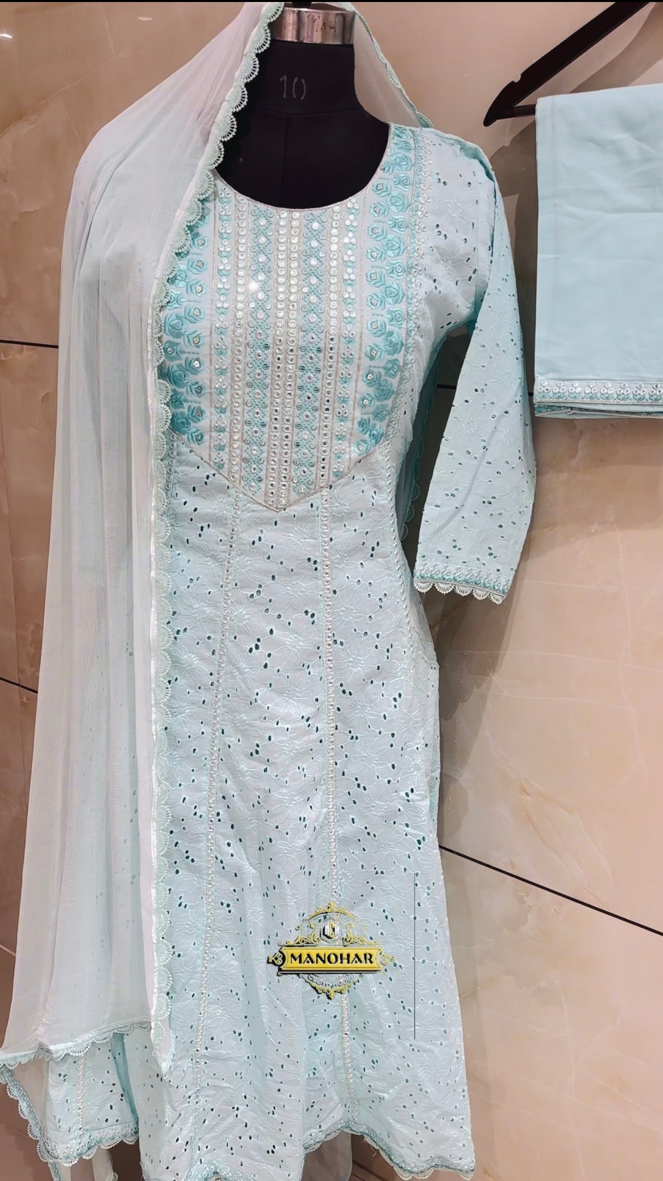 SKY FROCK SUIT