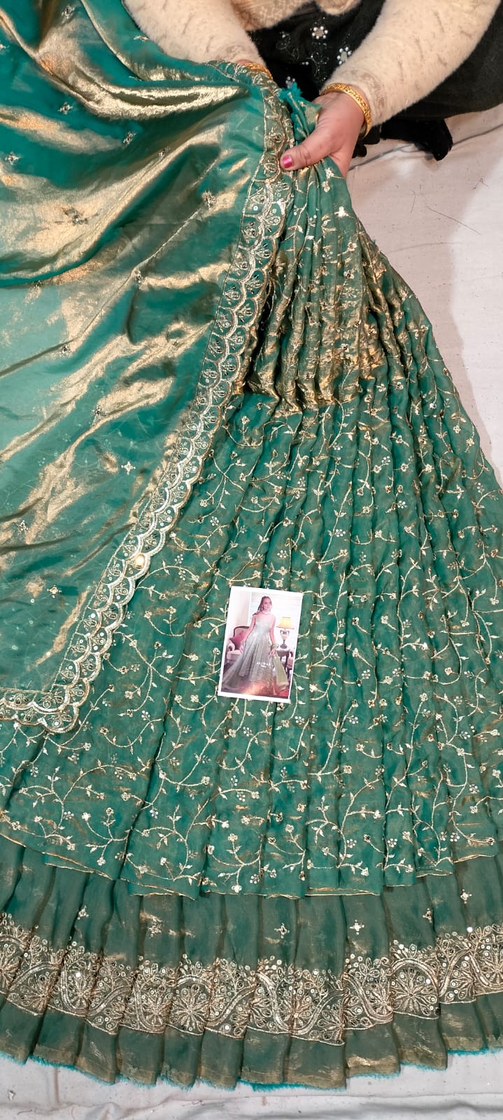 FENDI SILK LEHNGA