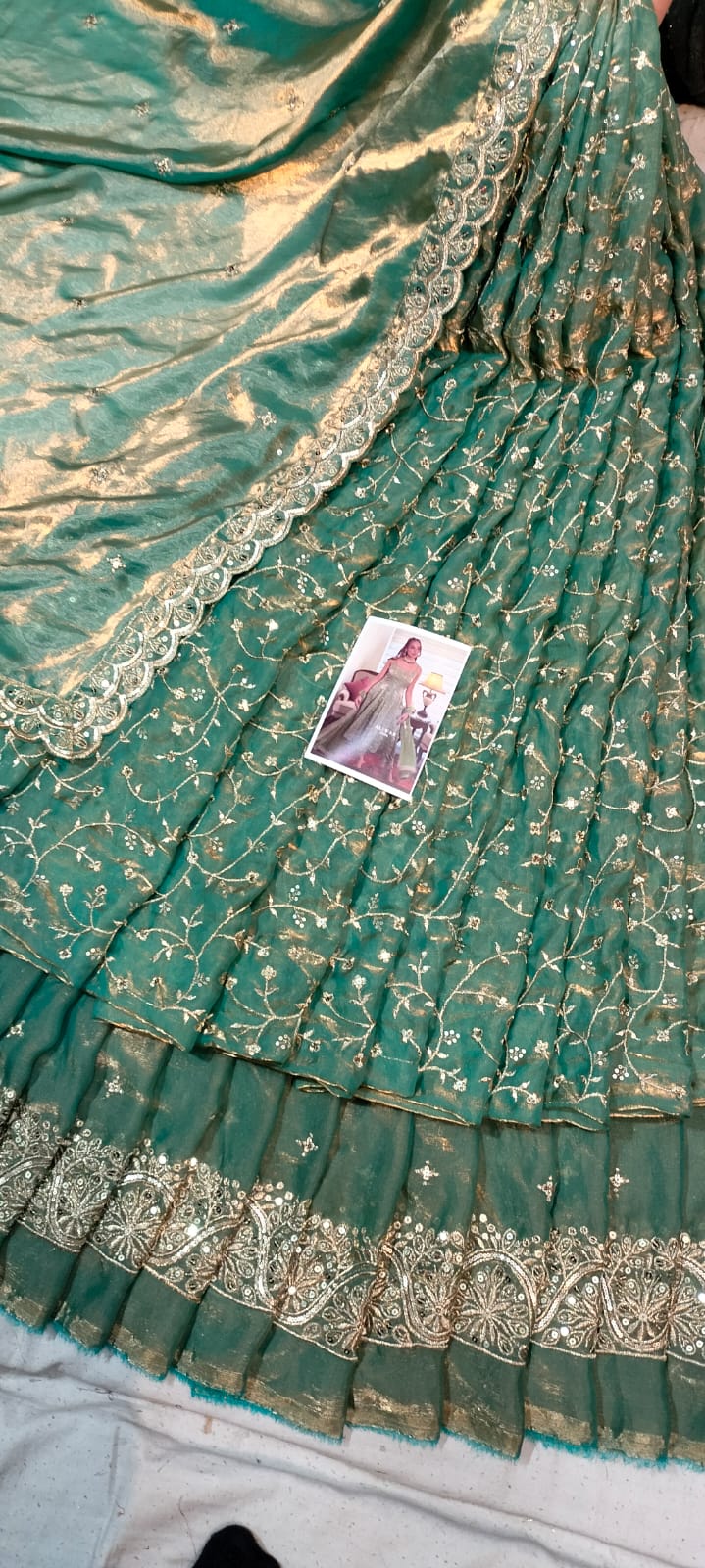 FENDI SILK LEHNGA