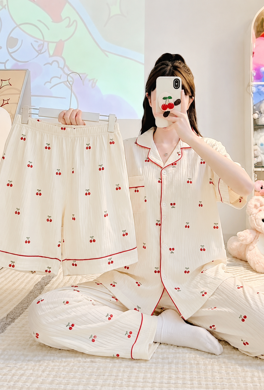 COTTON NIGHT SUIT FREE SIZE