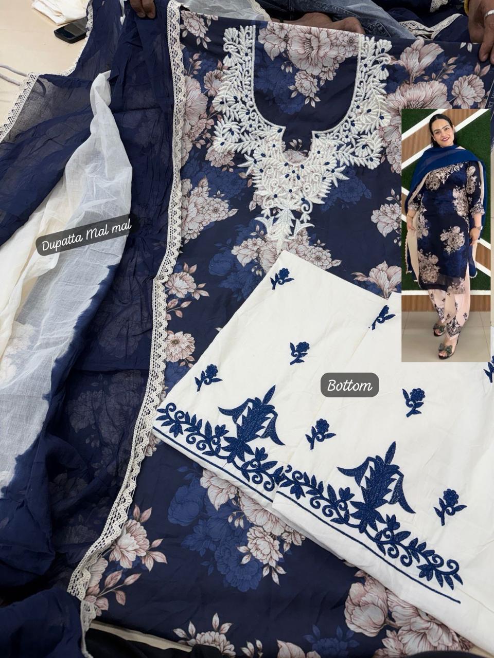 BLUE AND WHITE