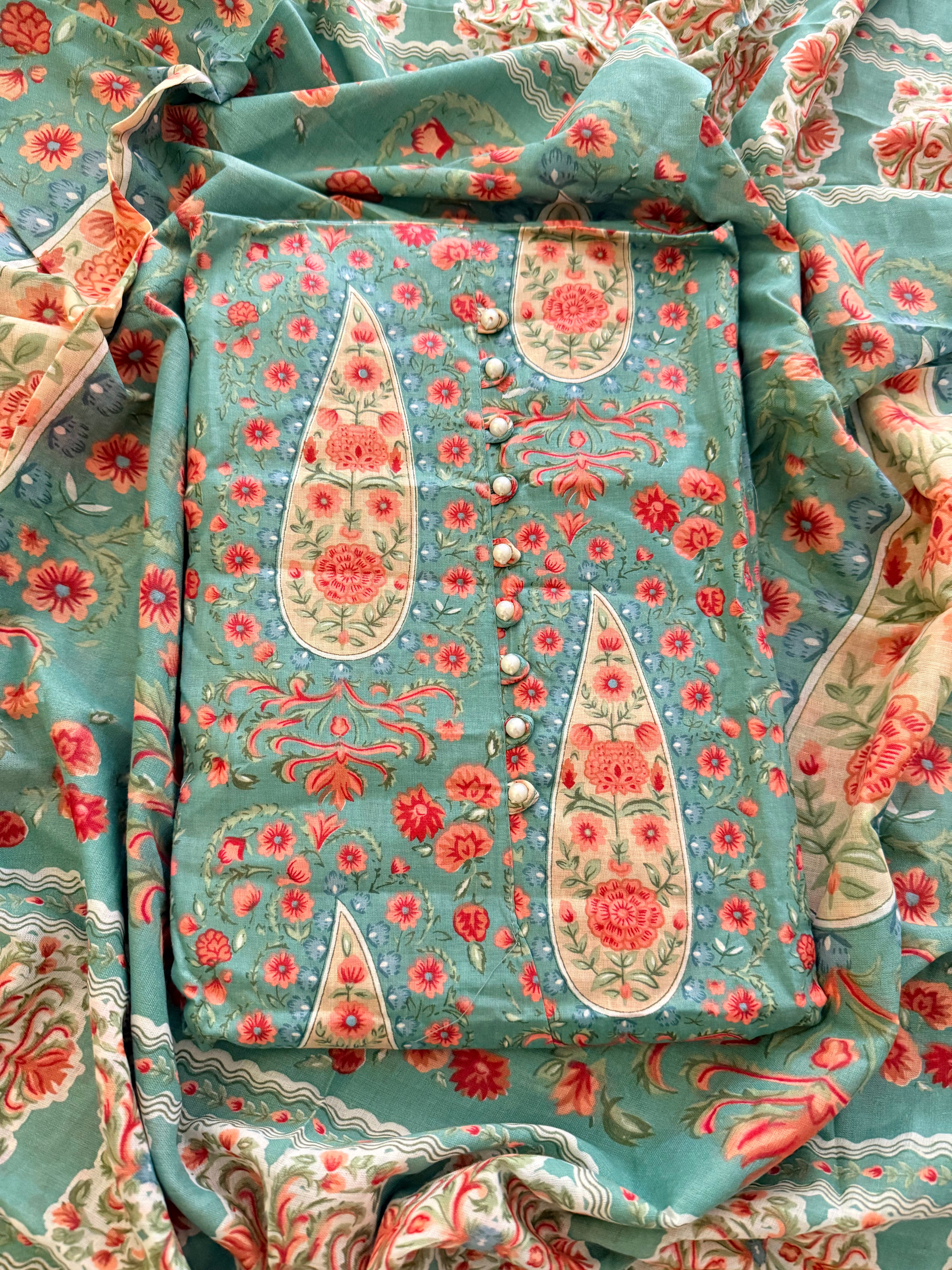 COTTON PRINT SUIT