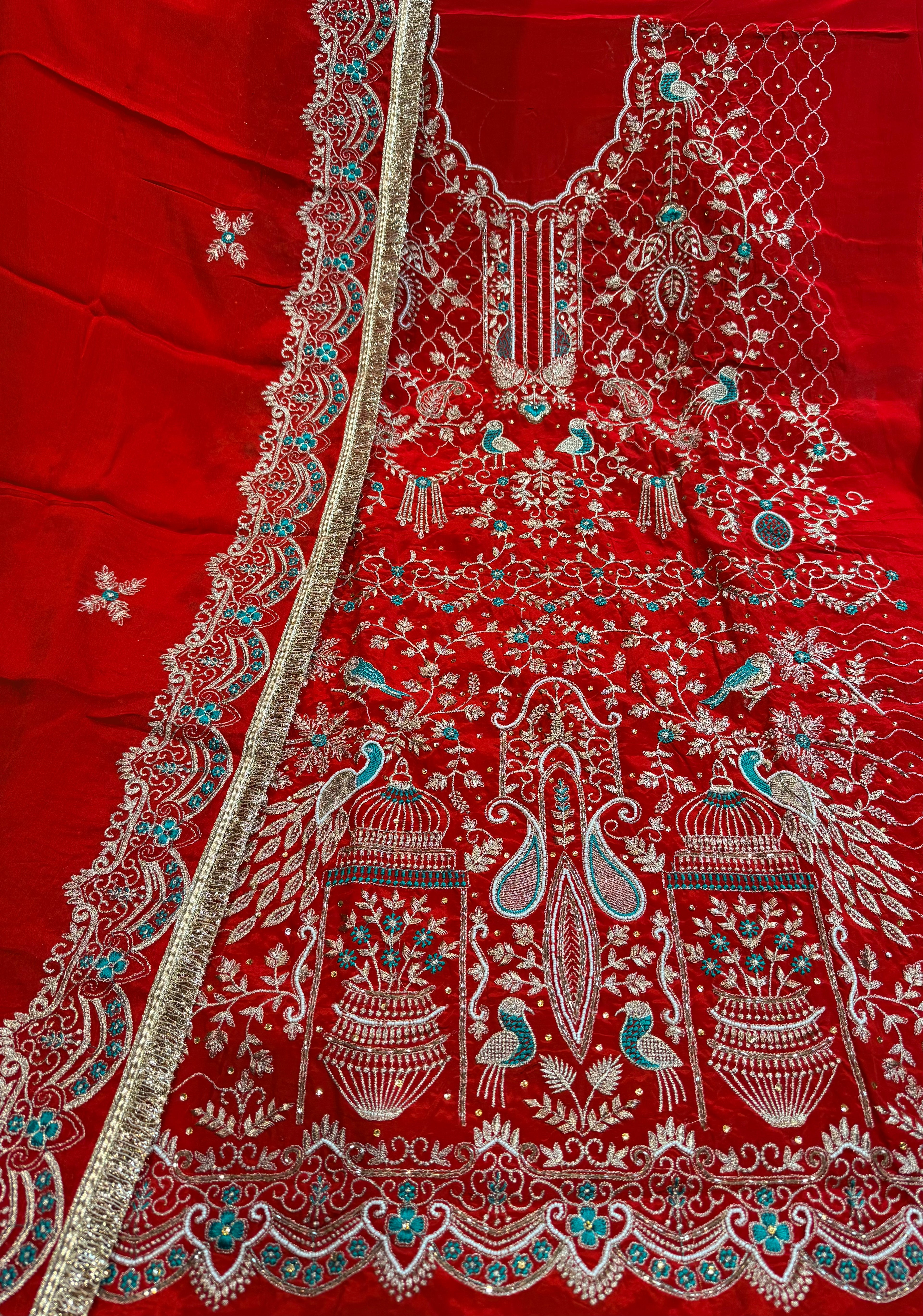 CRAPE FRONT WITH BACK WORK