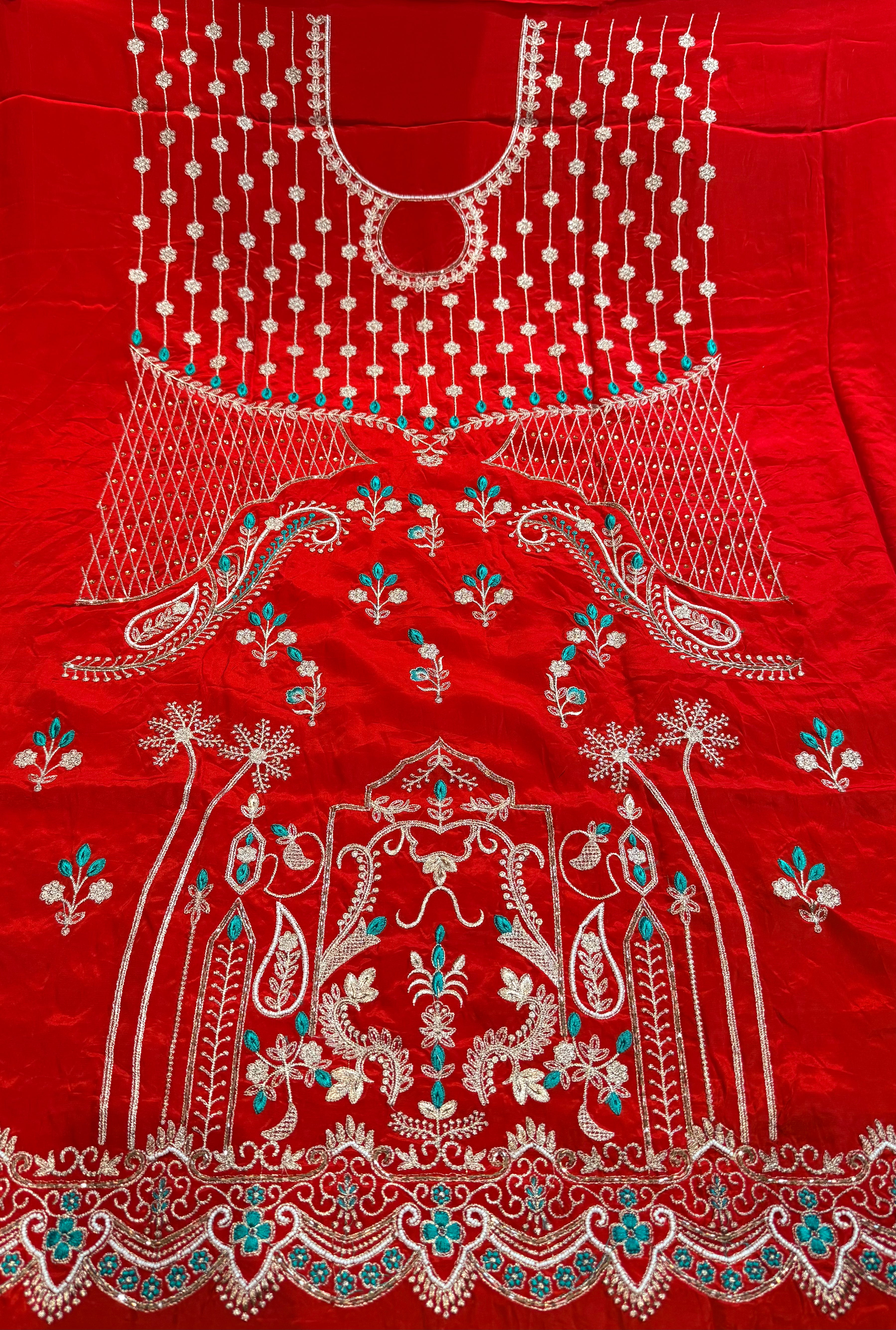 CRAPE FRONT WITH BACK WORK