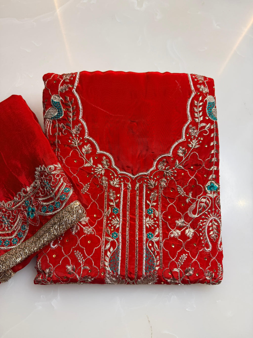 CRAPE FRONT WITH BACK WORK